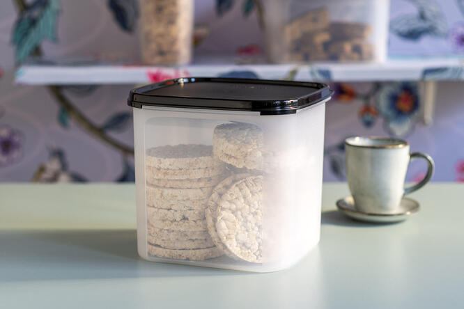 Tupperware S.S OVAL & SQ SET (7) schöne praktische Vorratsboxen im Set